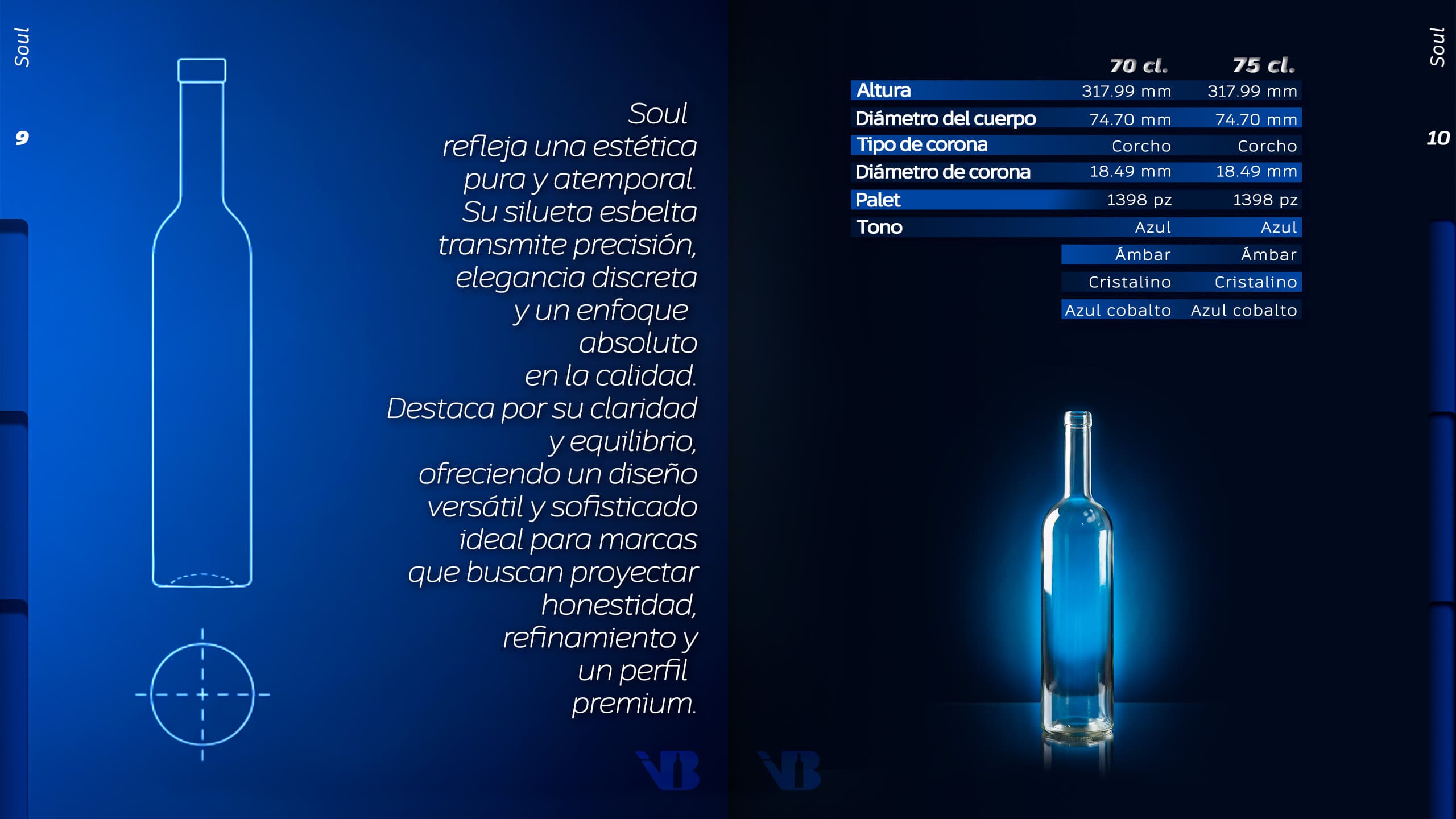 Botella de vidrio de la colección Soul - Página 1 del catálogo